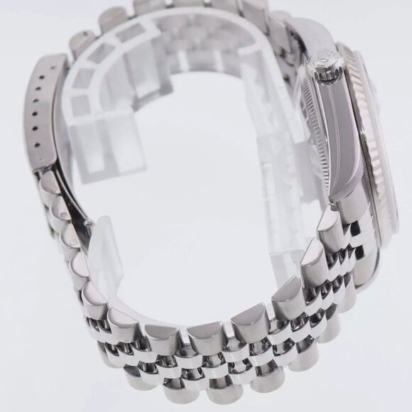 MINT! Rolex 36mm White Men's Roman Watch - Picture 5 of 6